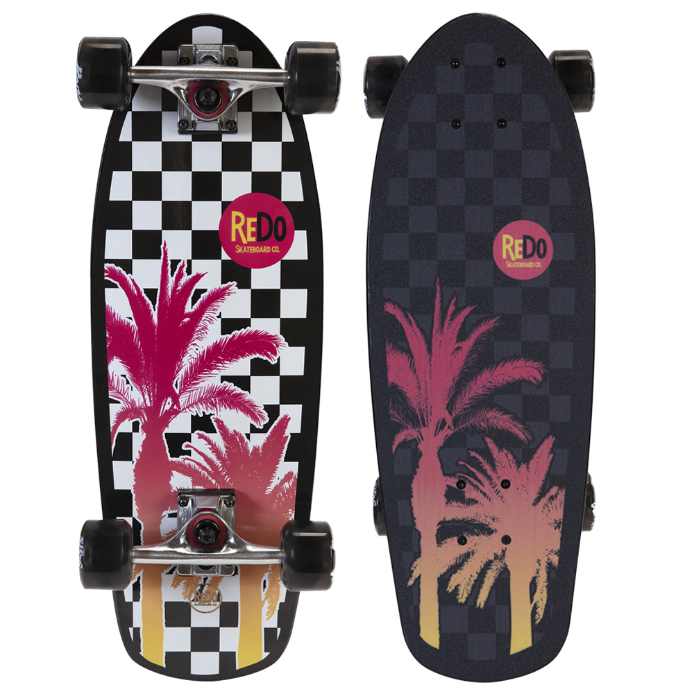 Shorty Cruiser Checker Palm Board